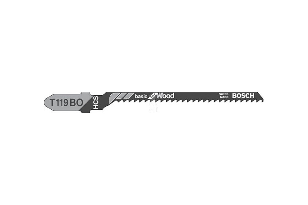 Пилки для лобзика T 119 BO Bosch 